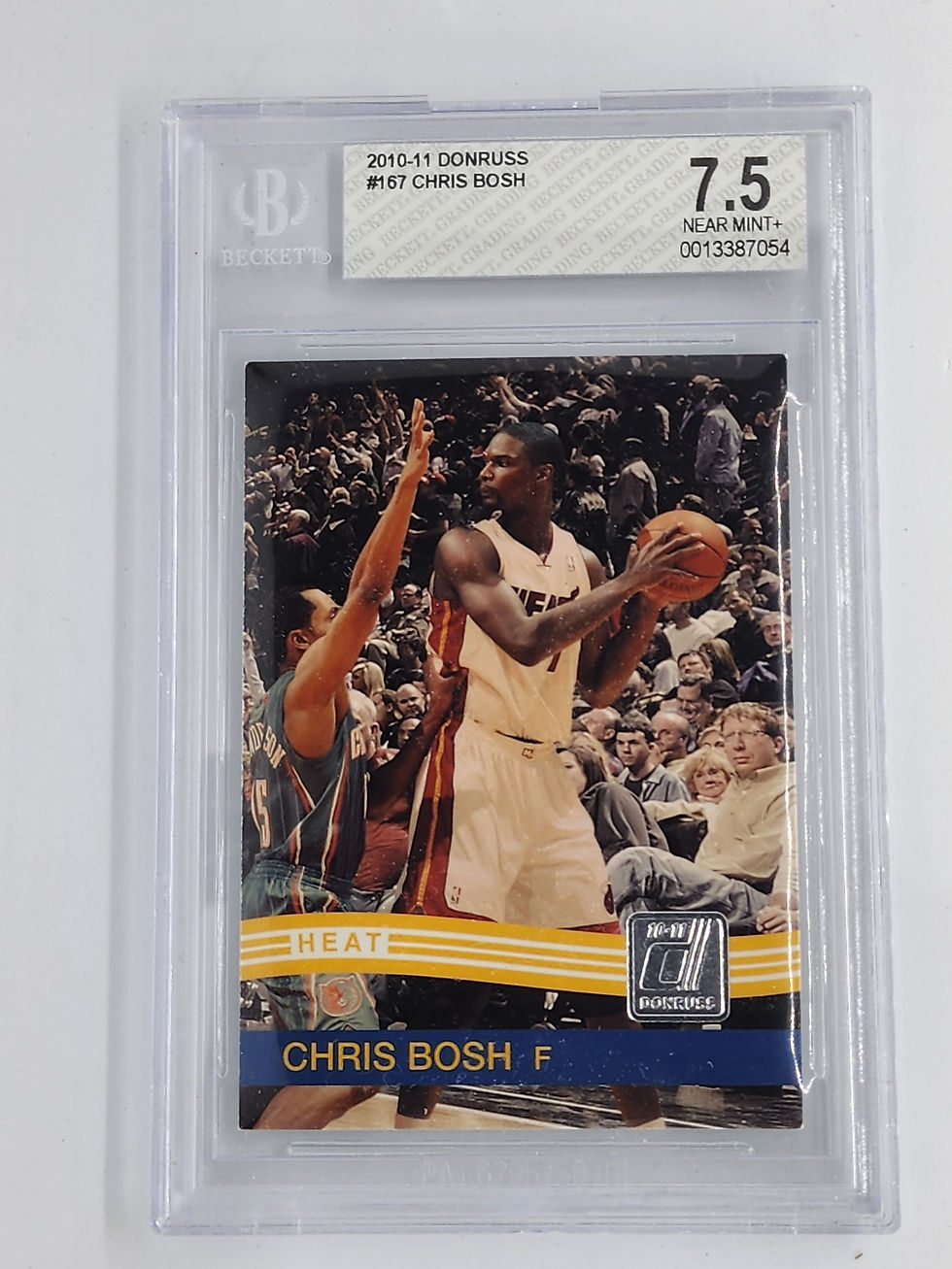 2010-11 DONRUSS #167 CHRIS BOSH BECKETT GRADE 7.5