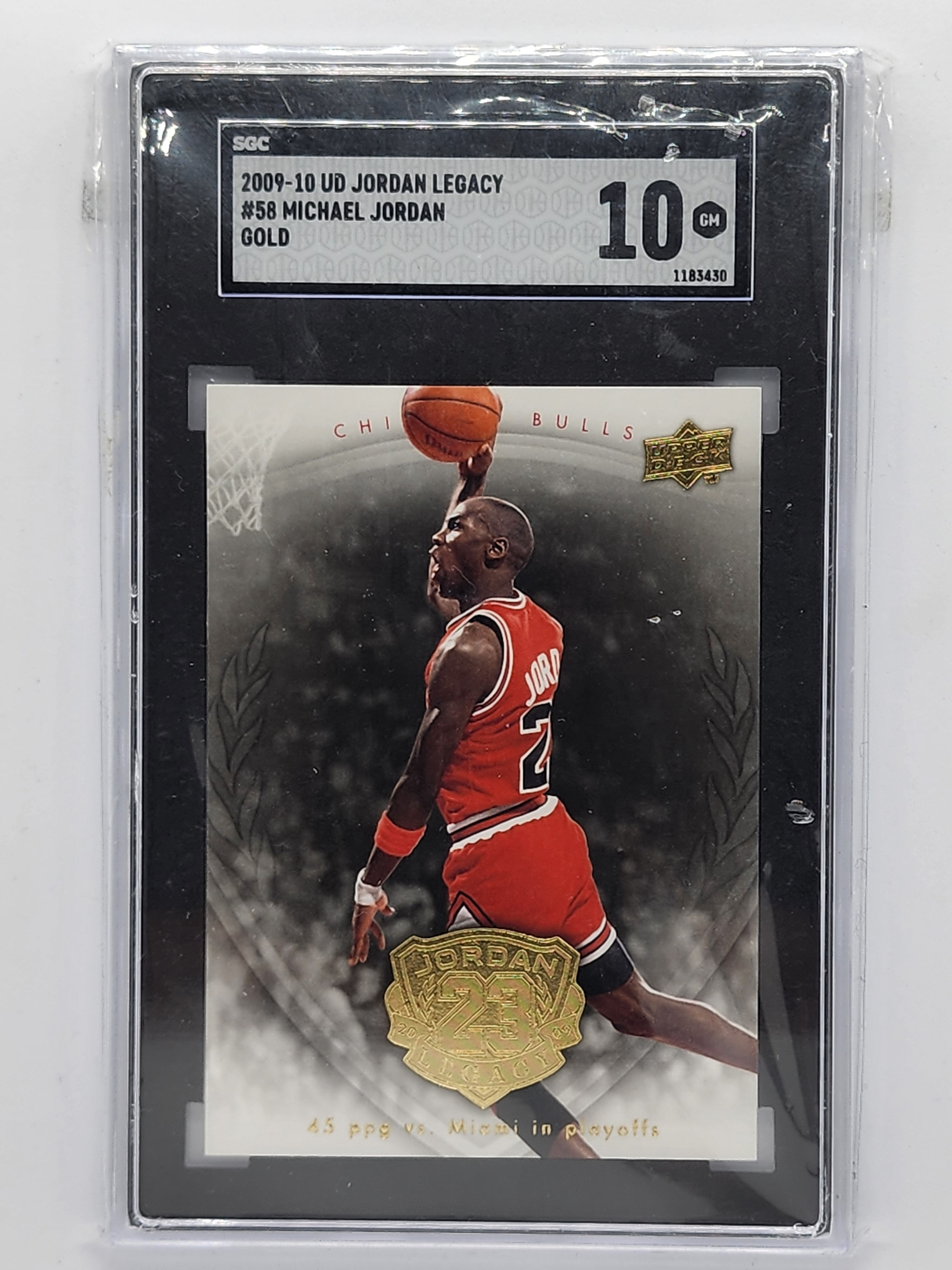 2009-10 UD JORDAN LEGACY #58 MICHAEL JORDAN GOLD