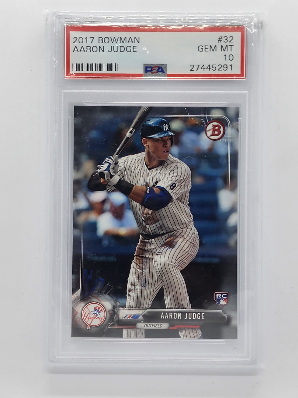 2017 BOWMAN AARON JUDGE PSA GRADE 10