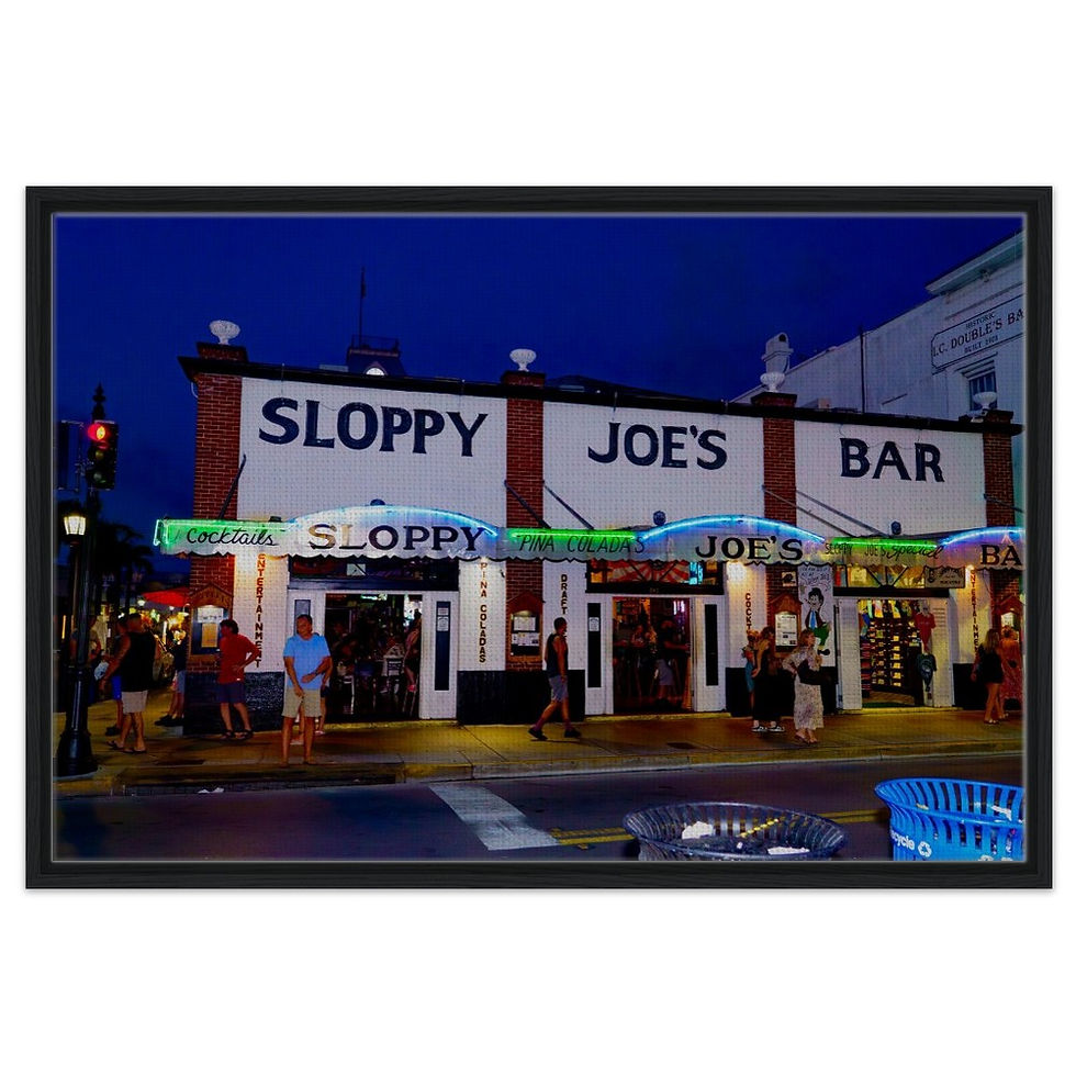 Thumbnail: Key West The Florida Keys Framed Canvas