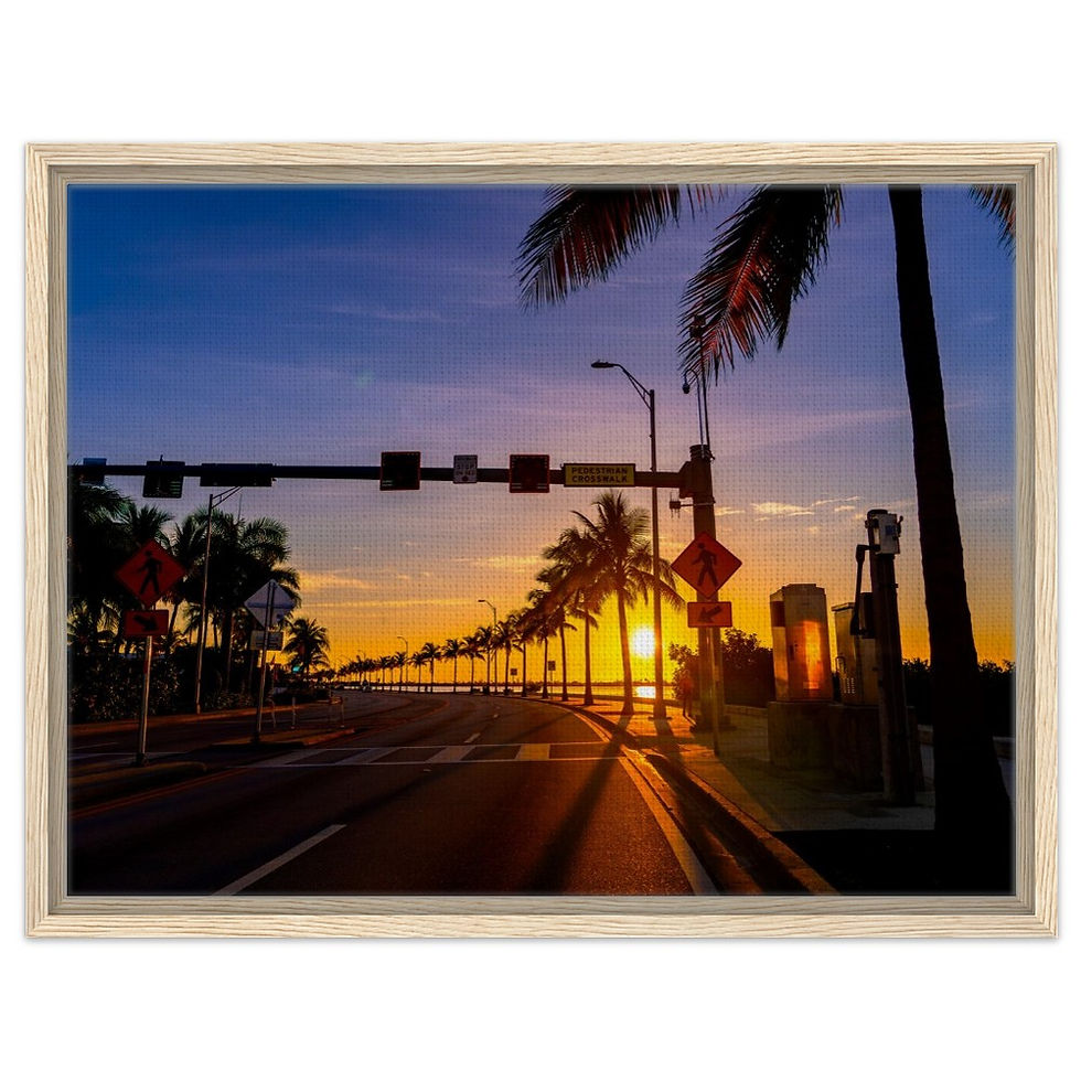 Thumbnail: Key West The Florida Keys Framed Canvas