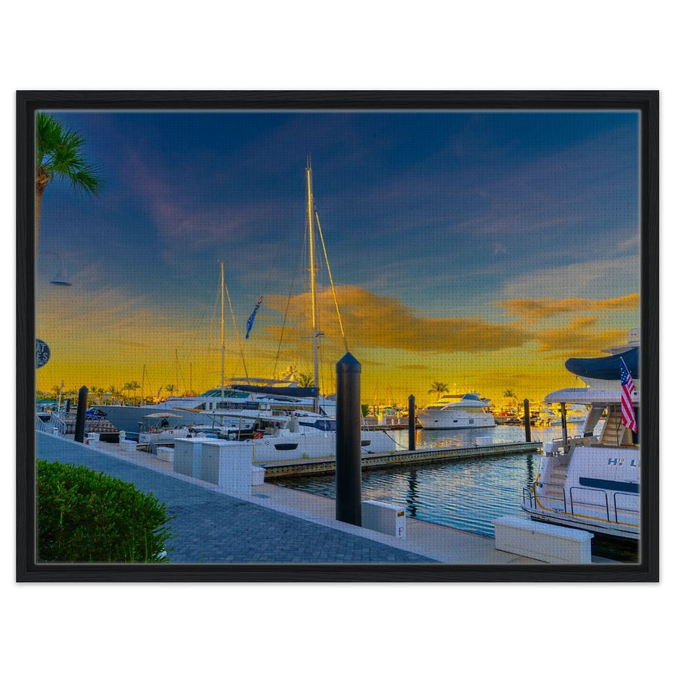 Thumbnail: Key West The Florida Keys Framed Canvas