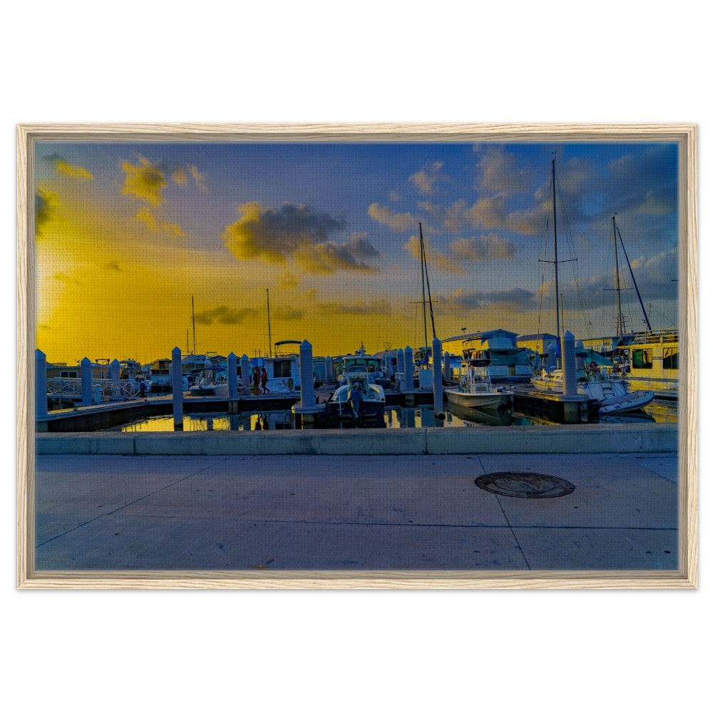 Key West The Florida Keys Framed Canvas