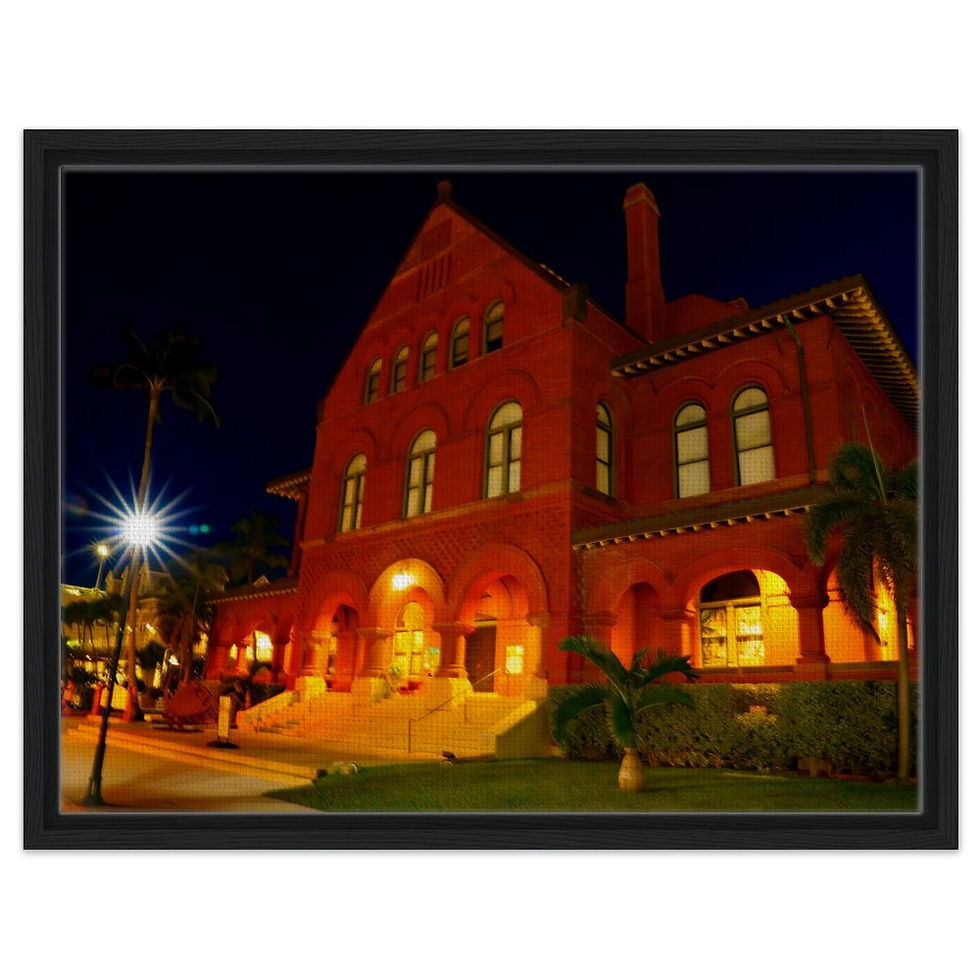 Thumbnail: Key West The Florida Keys Framed Canvas