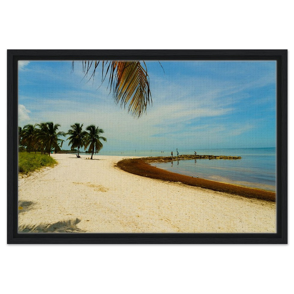 Thumbnail: Key West The Florida Keys Framed Canvas