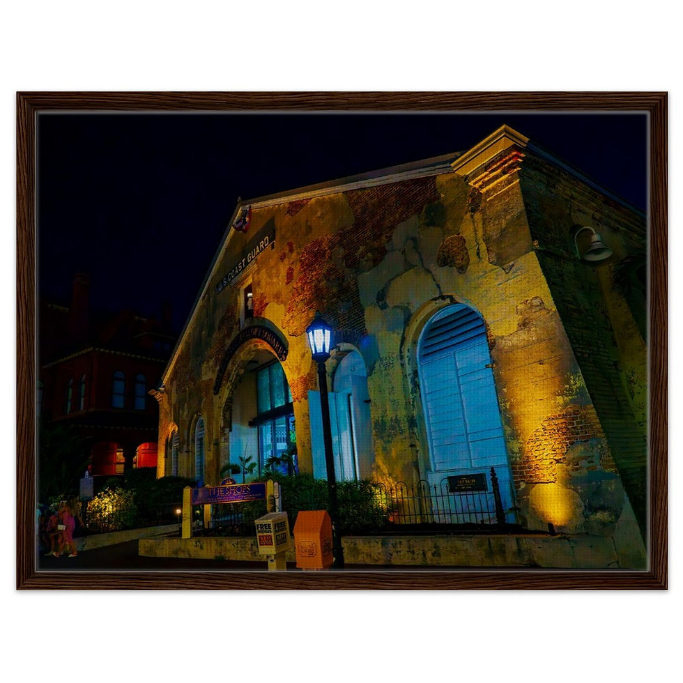 Thumbnail: Key West The Florida Keys Framed Canvas