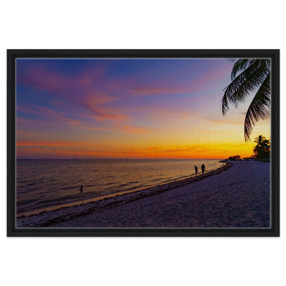 Thumbnail: Key West The Florida Keys Framed Canvas