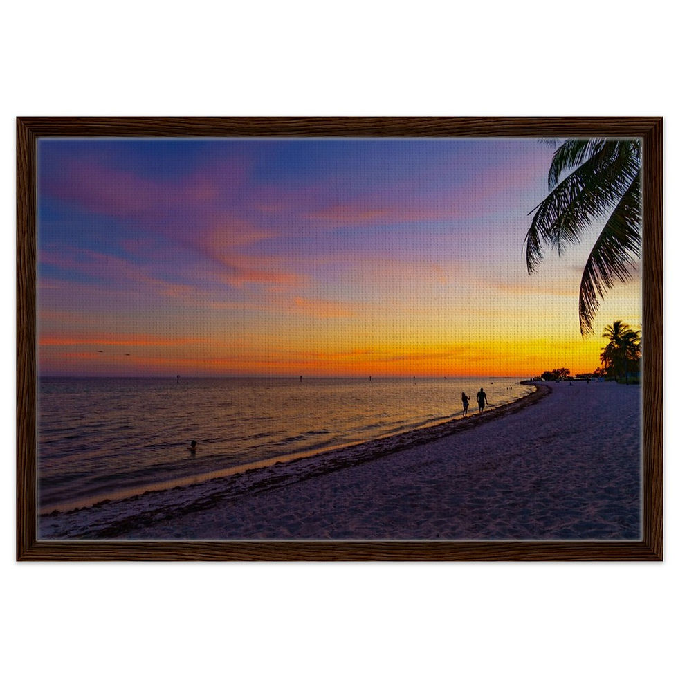 Thumbnail: Key West The Florida Keys Framed Canvas