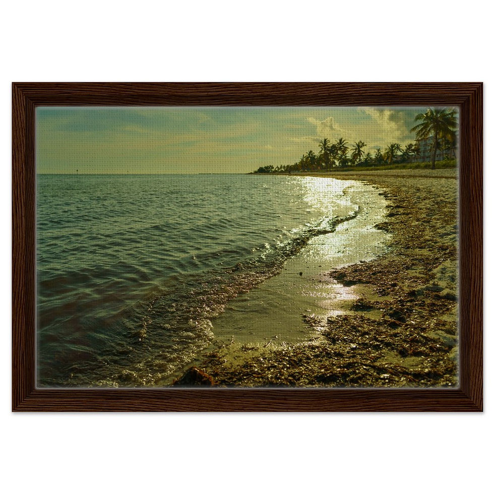 Thumbnail: Key West The Florida Keys Framed Canvas