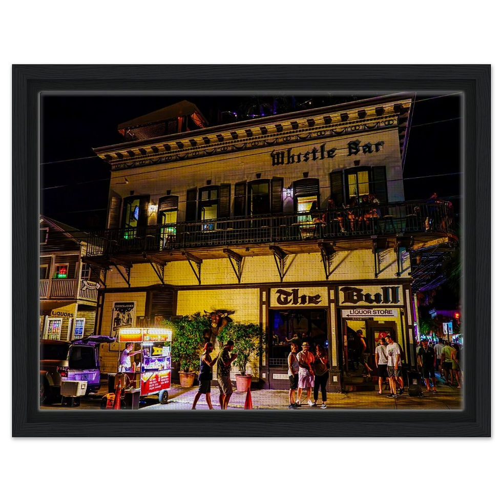 Thumbnail: Key West The Florida Keys Framed Canvas