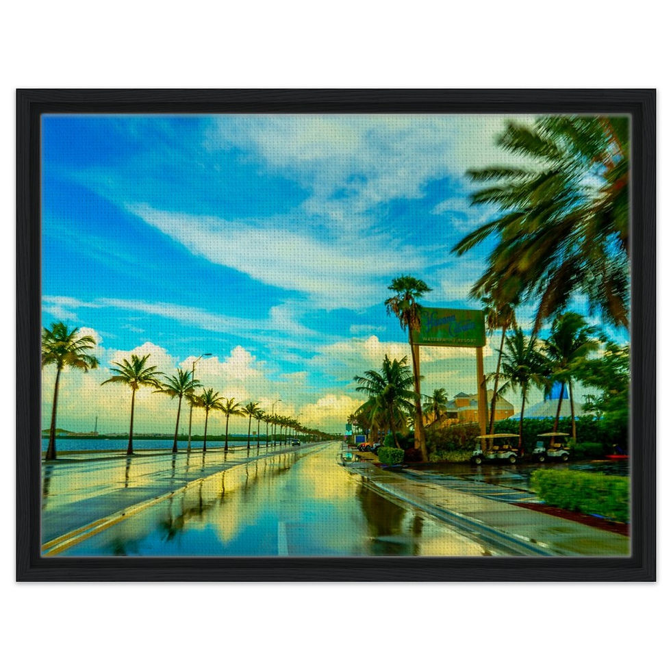 Thumbnail: Key West The Florida Keys Framed Canvas