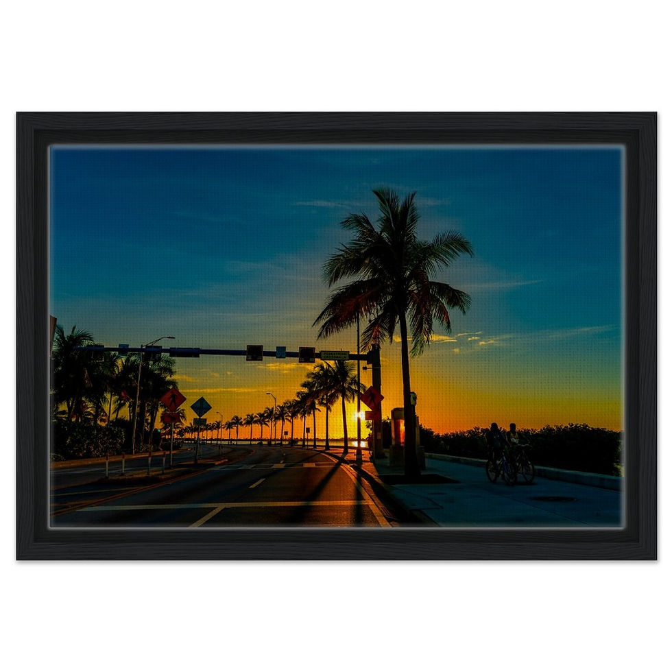 Thumbnail: Key West The Florida Keys Framed Canvas