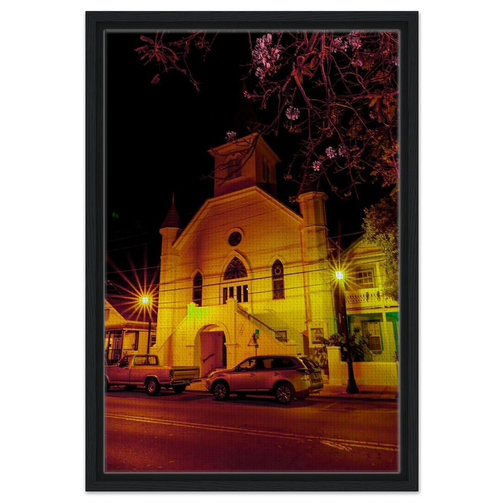 Thumbnail: Key West The Florida Keys Framed Canvas