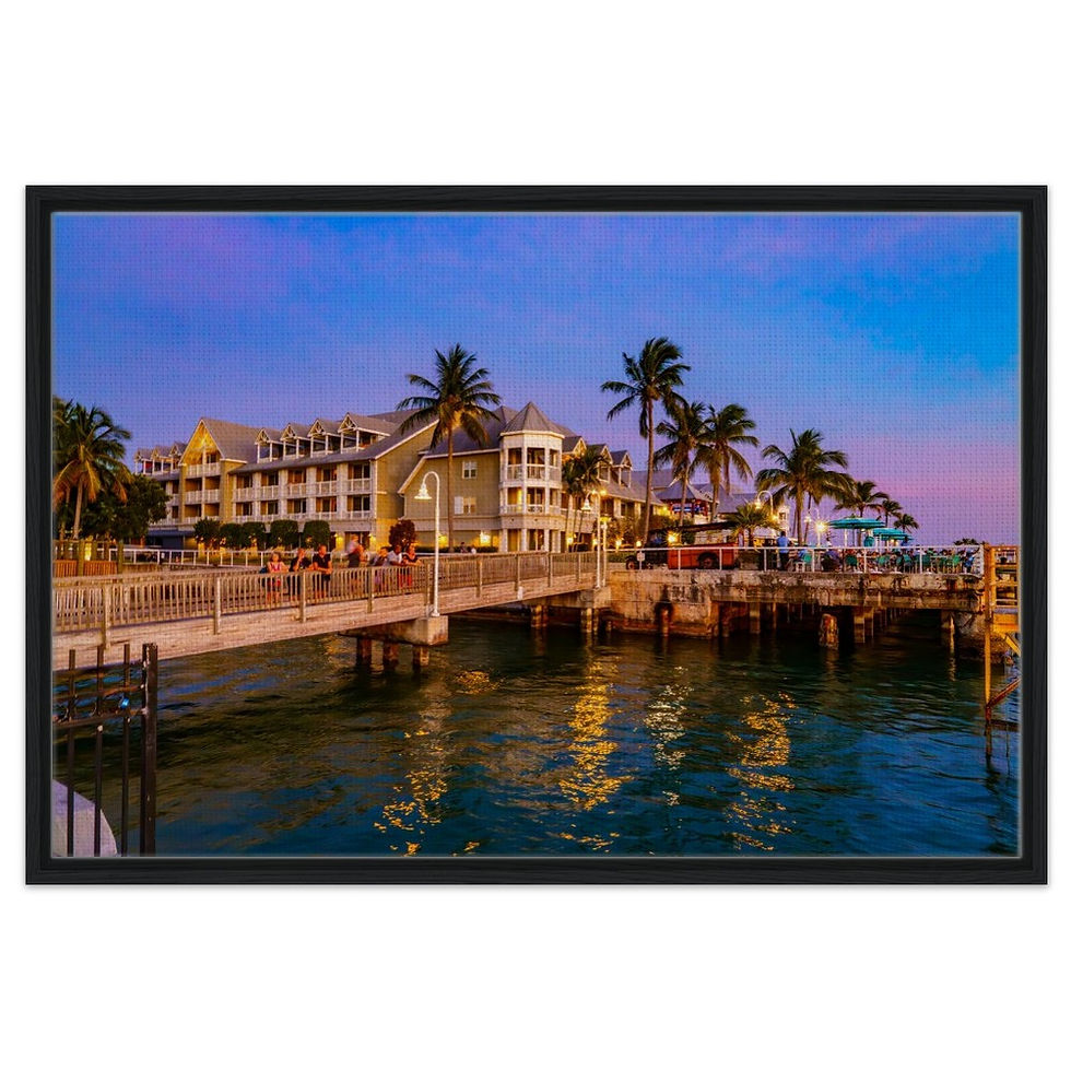 Thumbnail: Key West The Florida Keys Framed Canvas