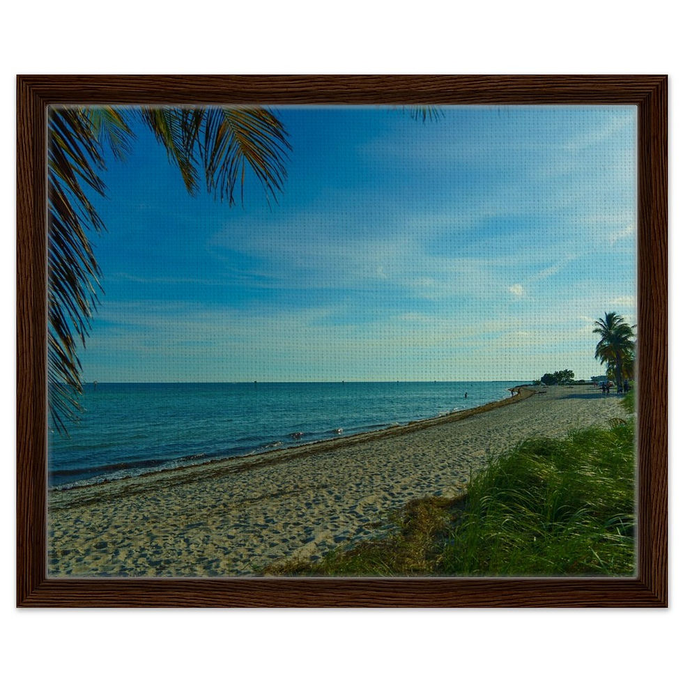 Thumbnail: Key West The Florida Keys Framed Canvas
