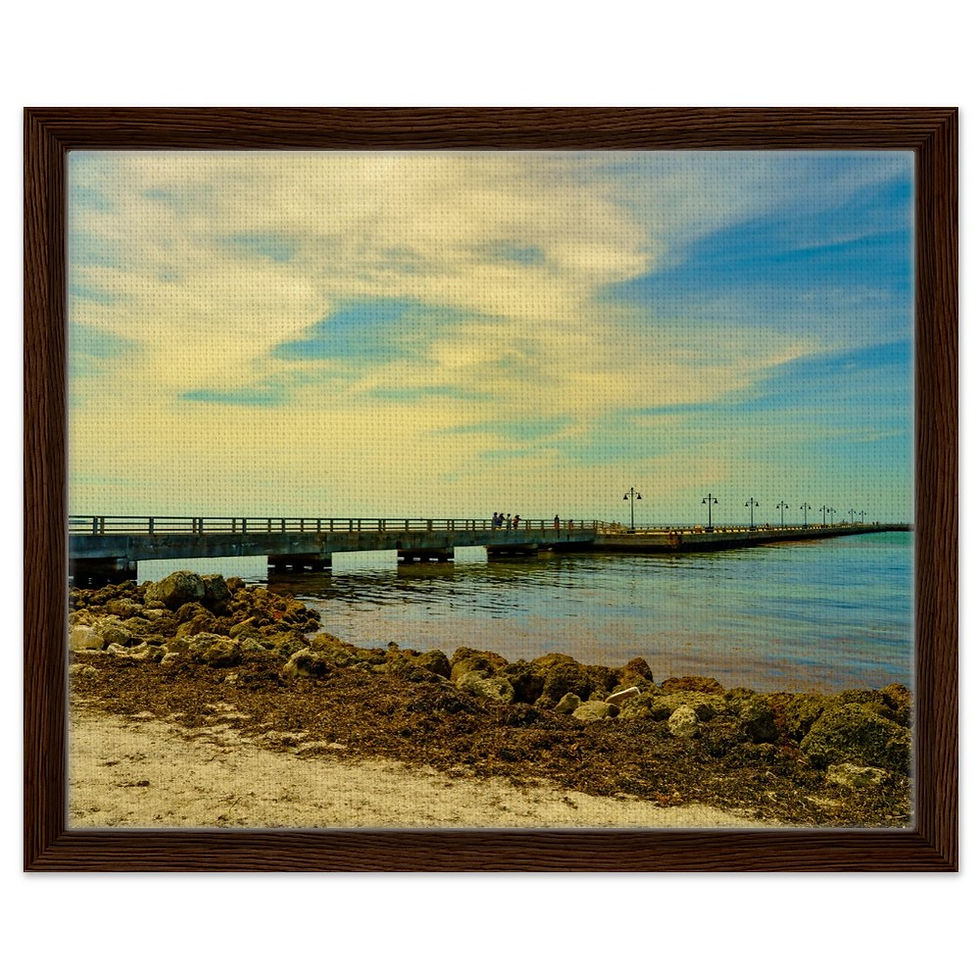 Thumbnail: Key West The Florida Keys Framed Canvas