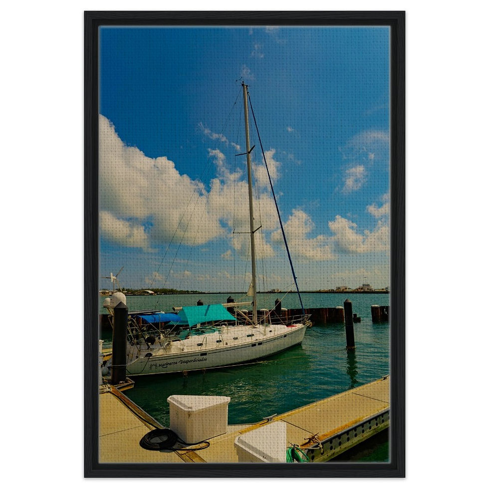 Thumbnail: Key West The Florida Keys Framed Canvas