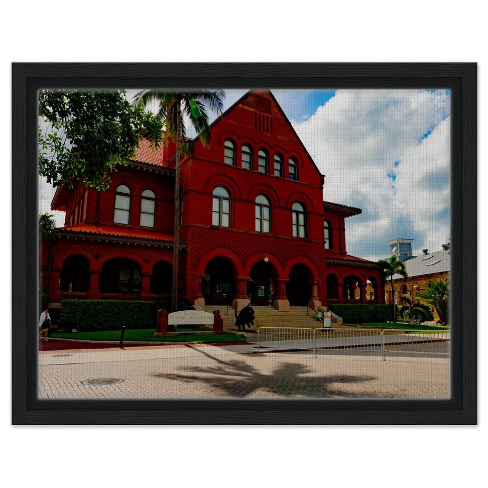 Thumbnail: Key West The Florida Keys Framed Canvas