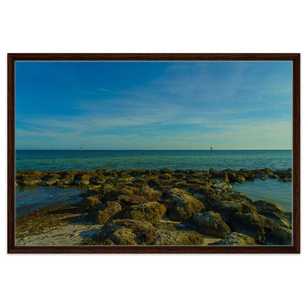 Thumbnail: Key West The Florida Keys Framed Canvas