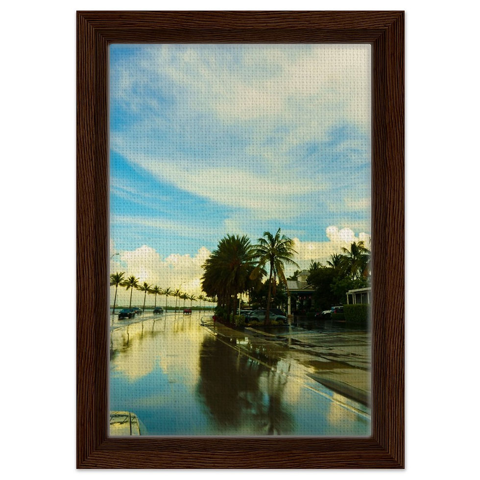 Thumbnail: Key West The Florida Keys Framed Canvas