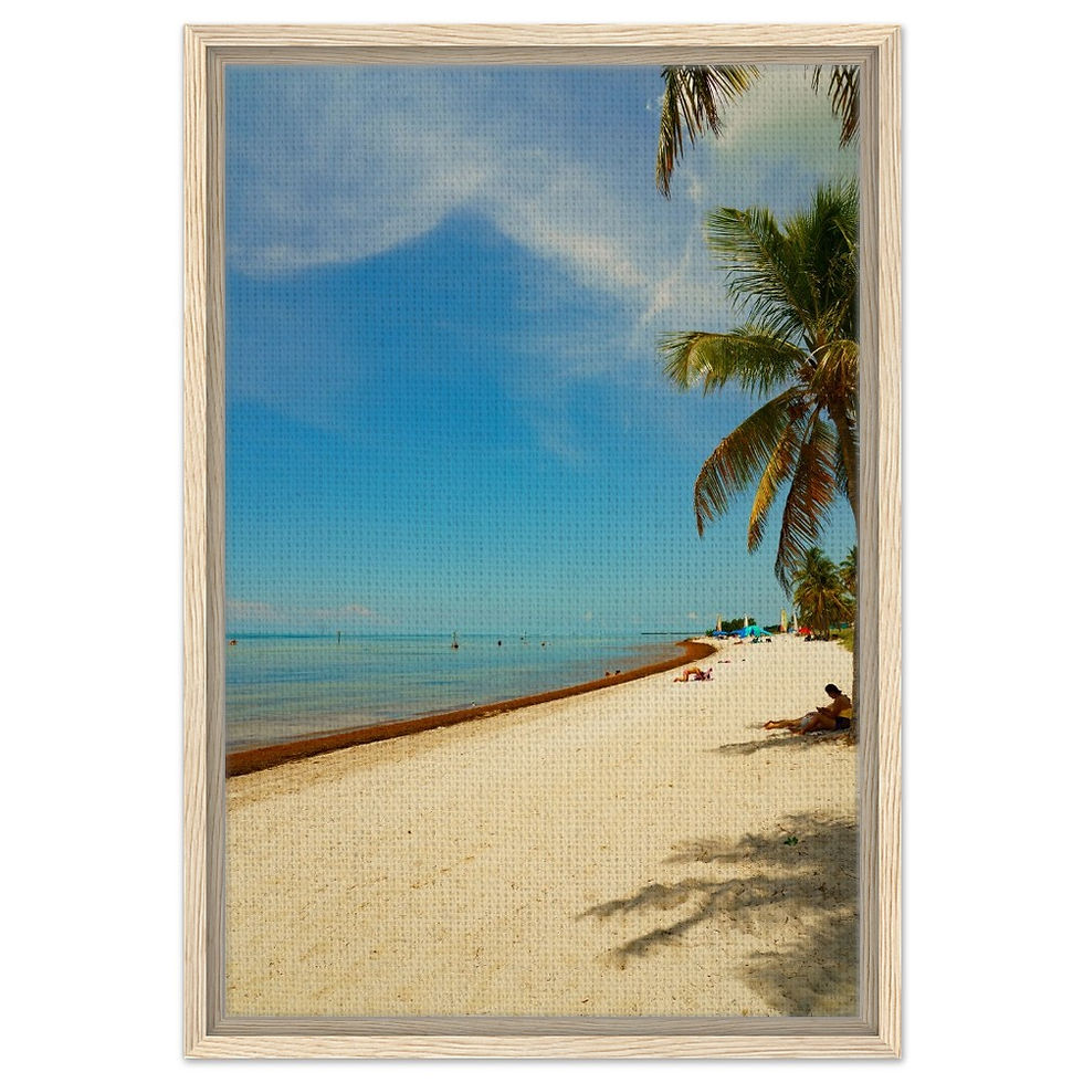 Thumbnail: Key West The Florida Keys Framed Canvas
