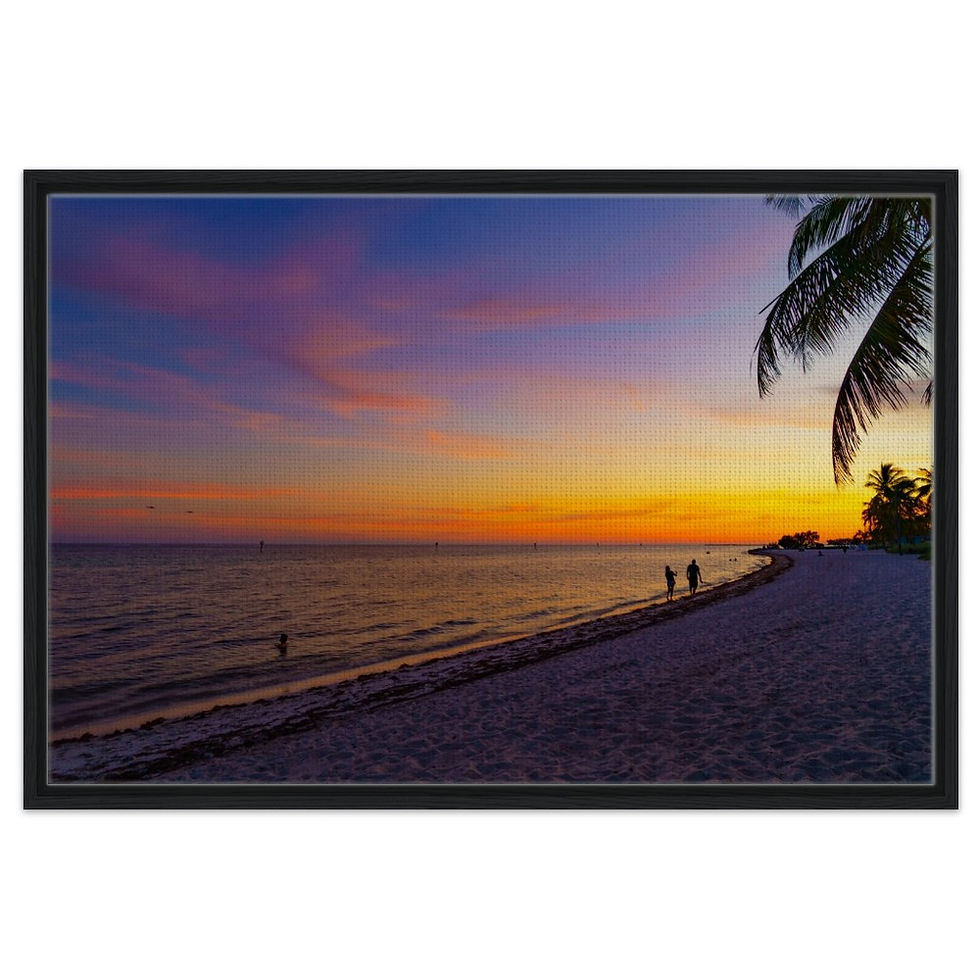 Thumbnail: Key West The Florida Keys Framed Canvas