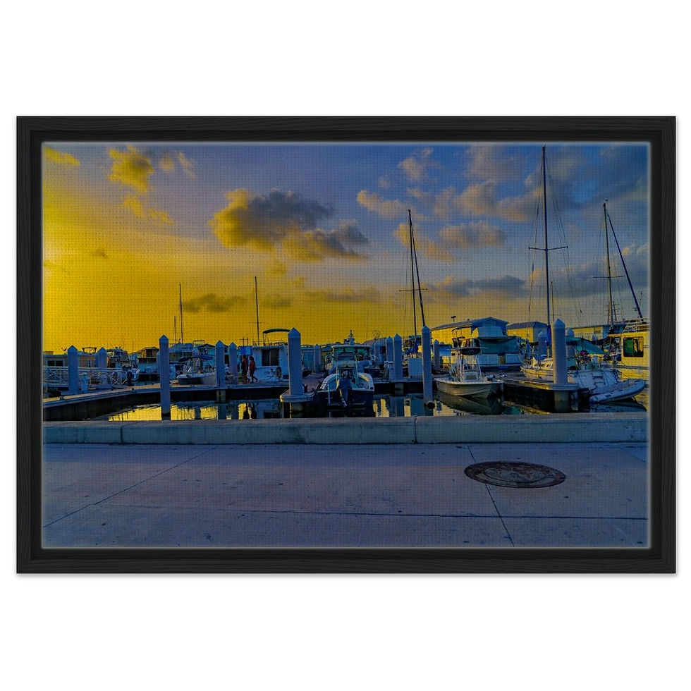 Thumbnail: Key West The Florida Keys Framed Canvas