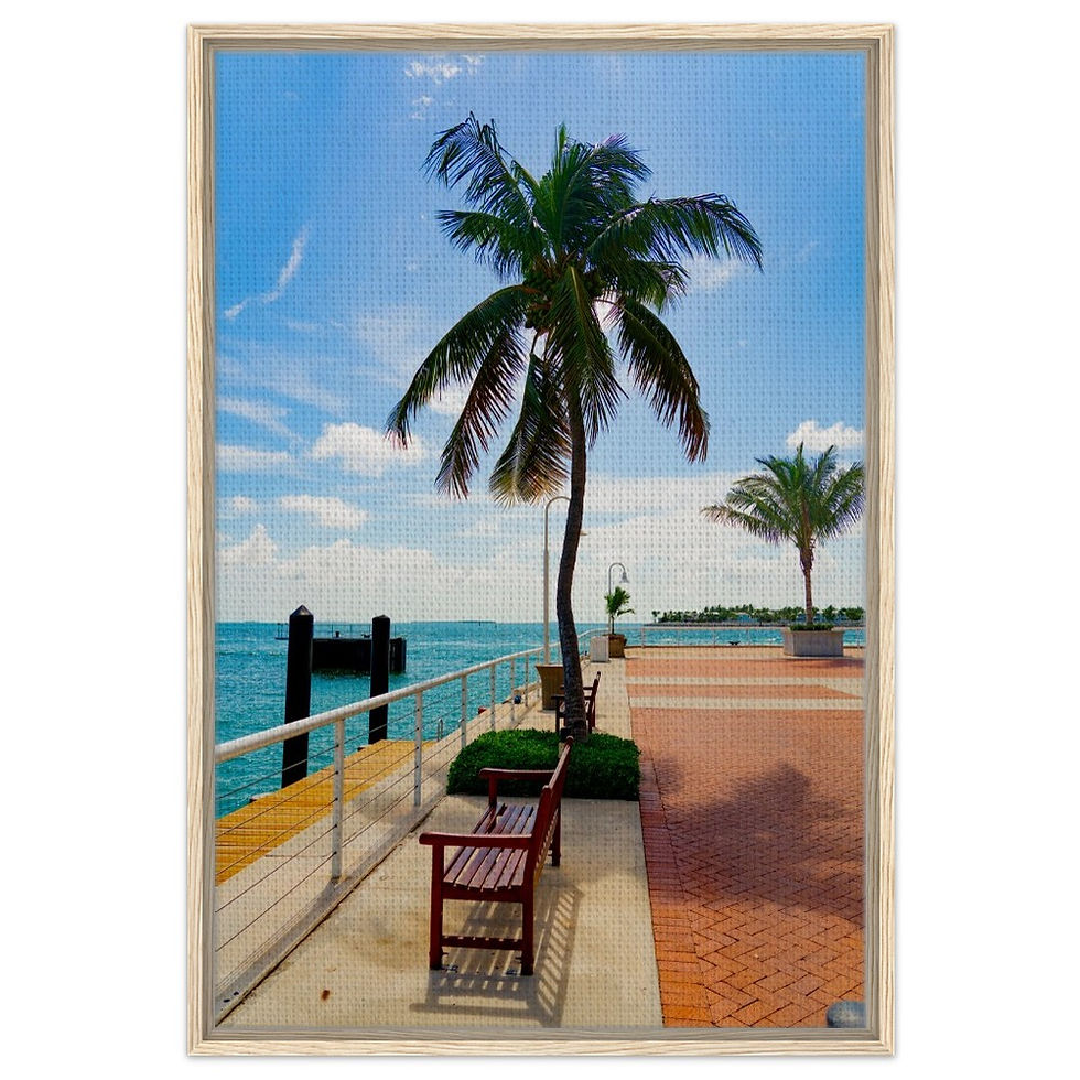 Thumbnail: Key West The Florida Keys Framed Canvas