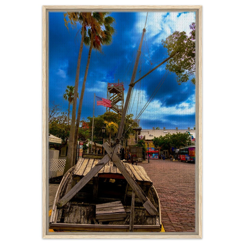 Thumbnail: Key West The Florida Keys Framed Canvas