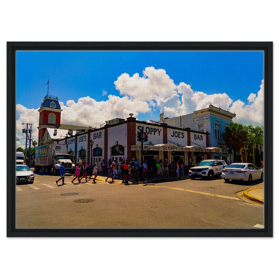 Thumbnail: Key West The Florida Keys Framed Canvas