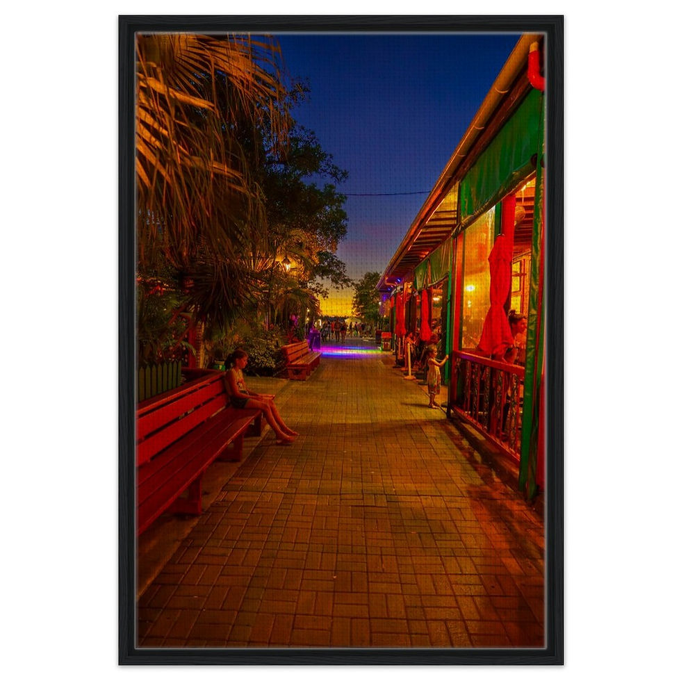 Thumbnail: Key West The Florida Keys Framed Canvas