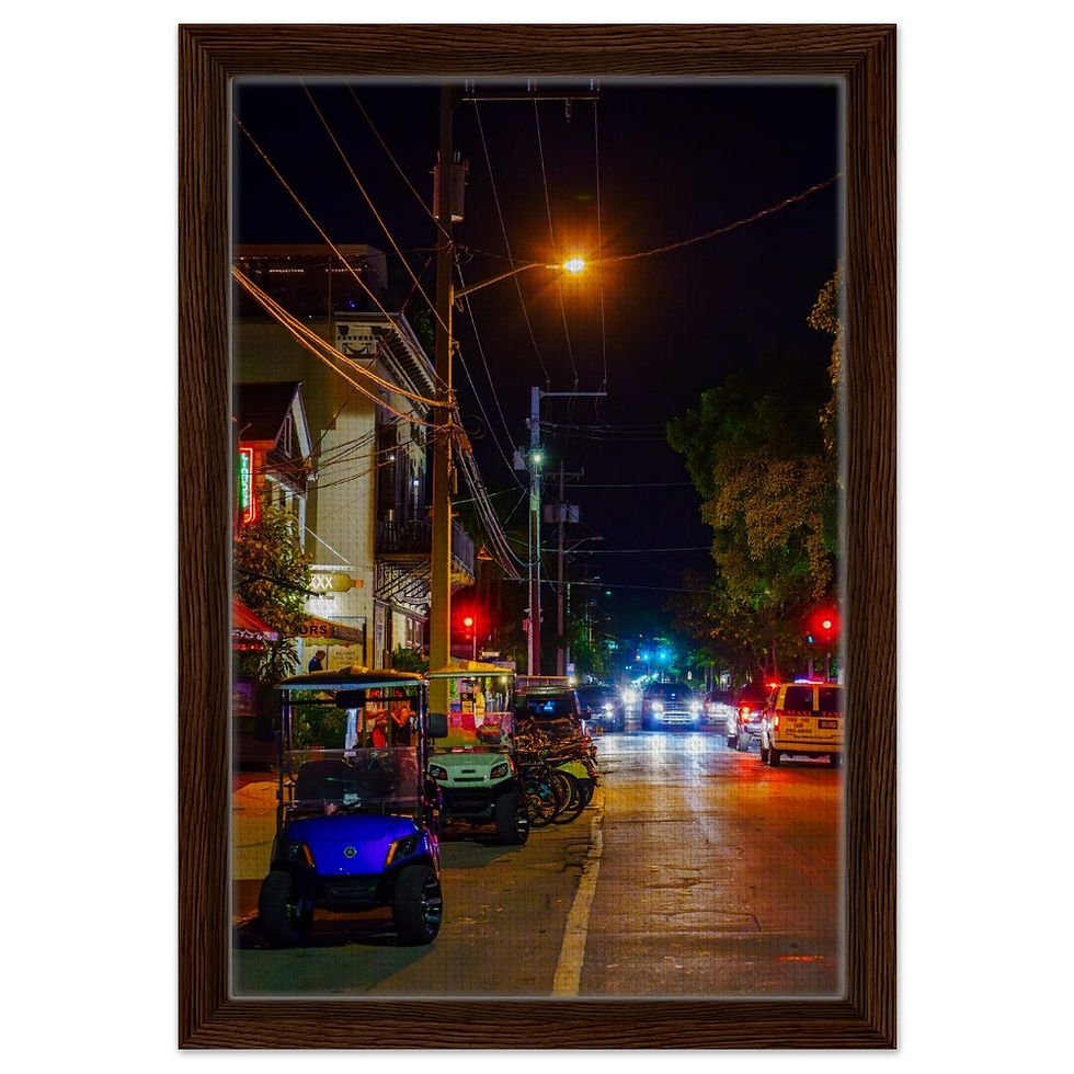 Thumbnail: Key West The Florida Keys Framed Canvas