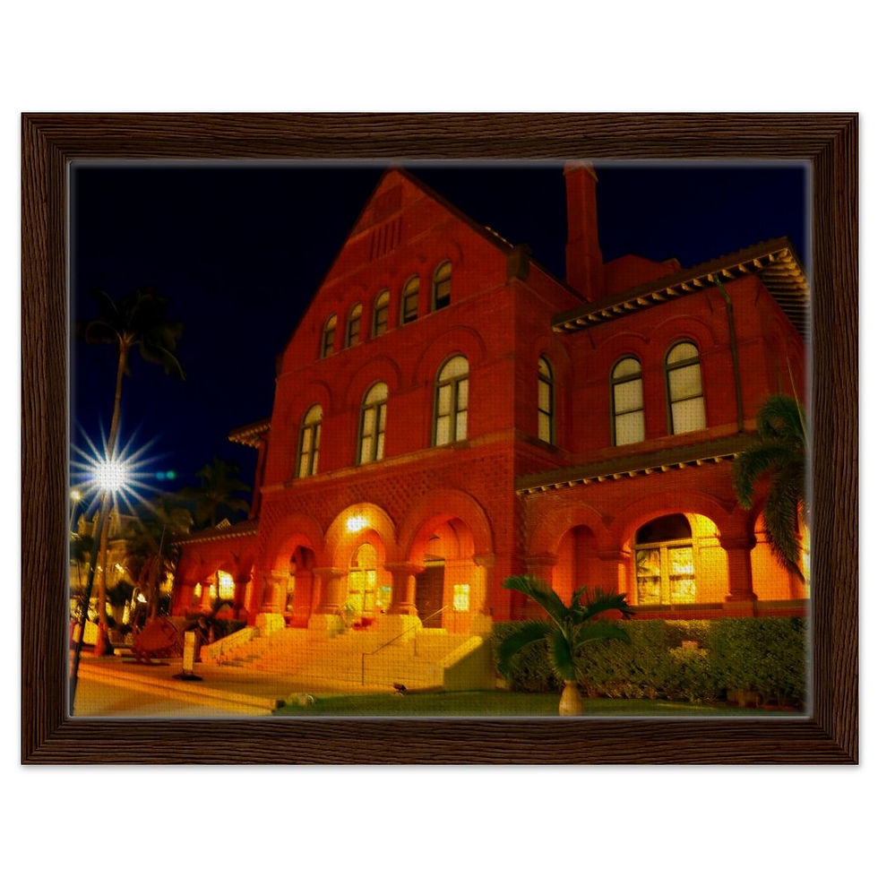 Thumbnail: Key West The Florida Keys Framed Canvas