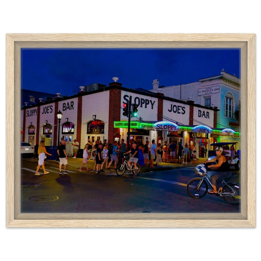 Key West The Florida Keys Framed Canvas