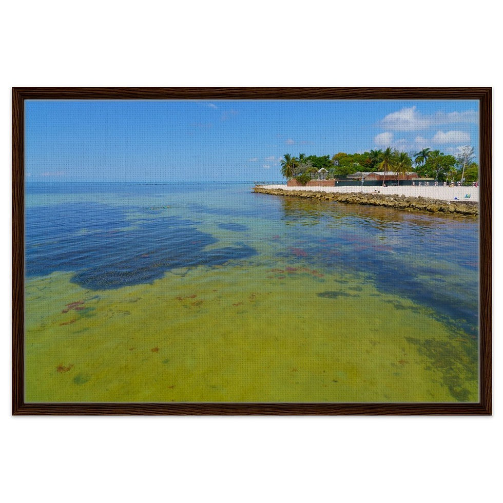 Thumbnail: Key West The Florida Keys Framed Canvas
