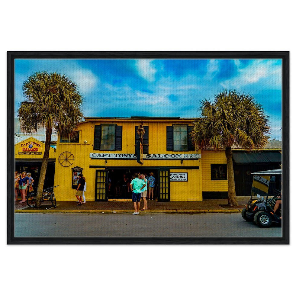 Thumbnail: Key West The Florida Keys Framed Canvas