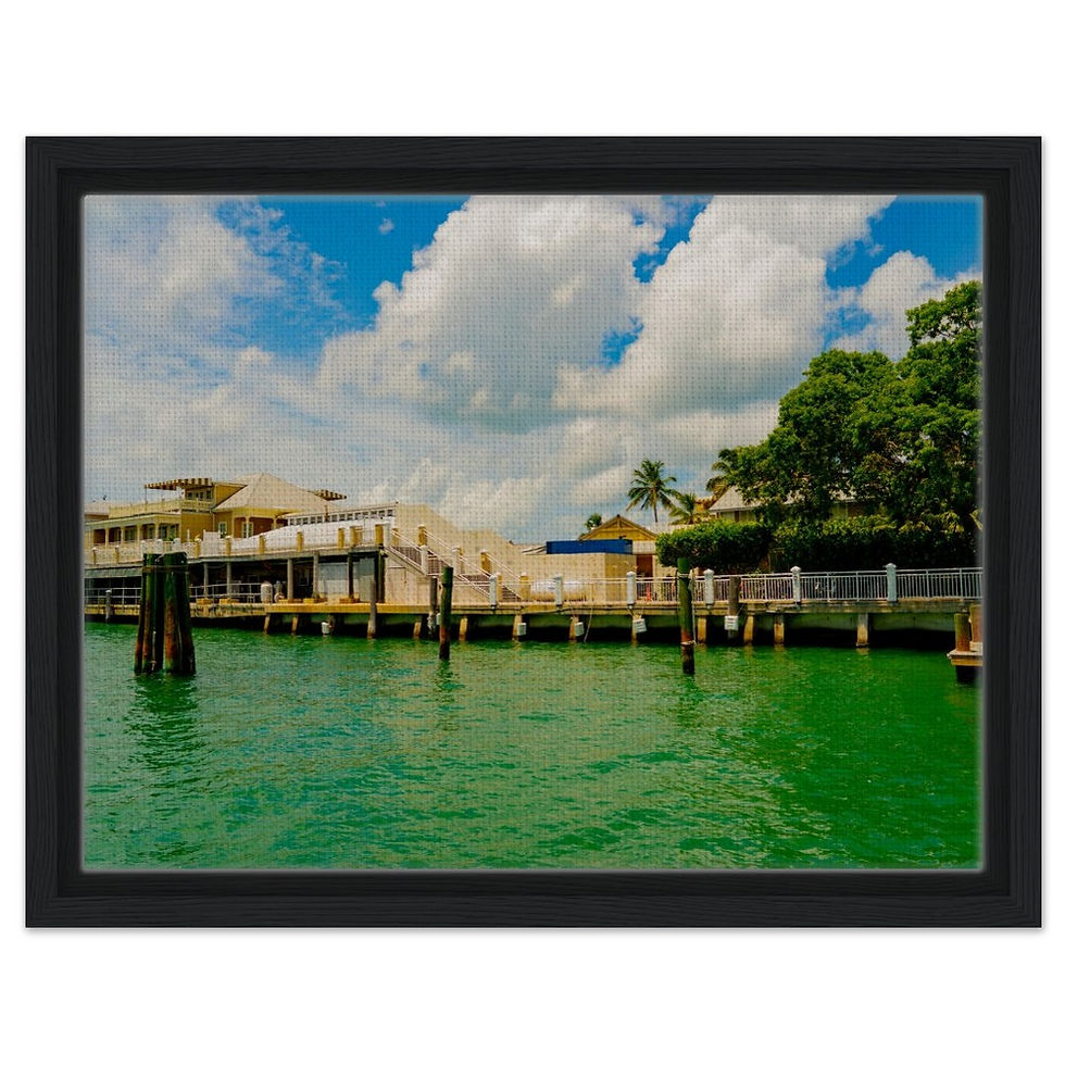 Thumbnail: Key West The Florida Keys Framed Canvas