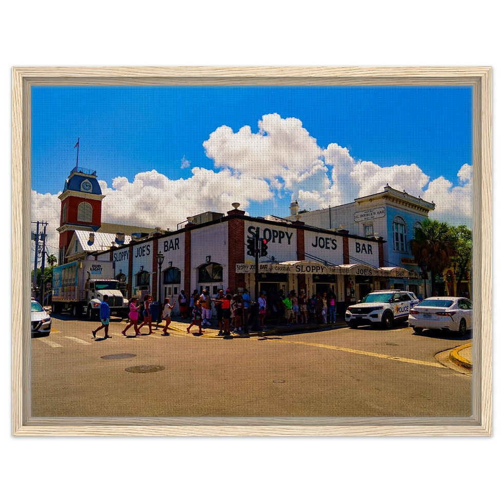 Thumbnail: Key West The Florida Keys Framed Canvas