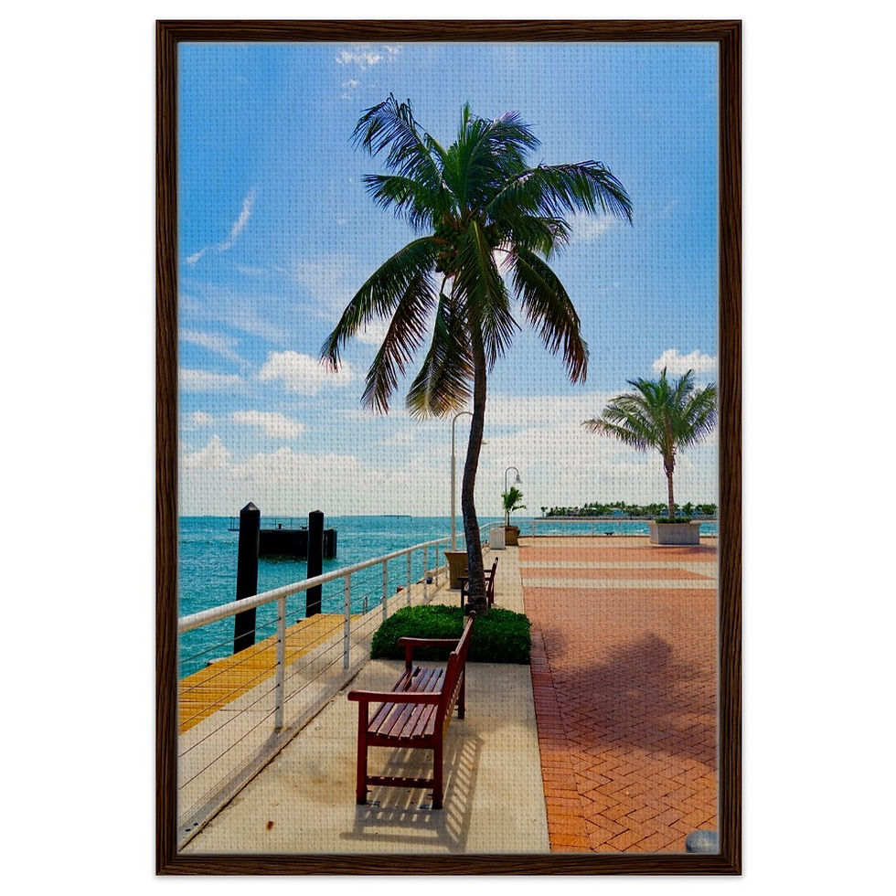 Thumbnail: Key West The Florida Keys Framed Canvas