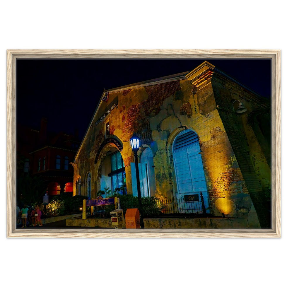 Thumbnail: Key West The Florida Keys Framed Canvas