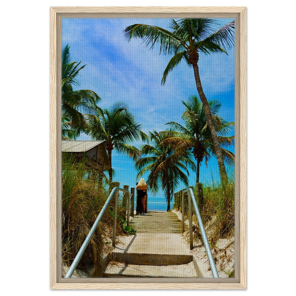 Thumbnail: Key West The Florida Keys Framed Canvas