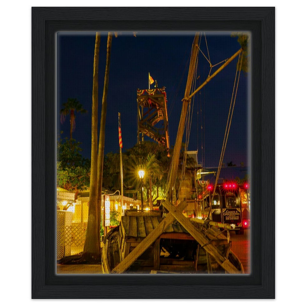 Thumbnail: Key West The Florida Keys Framed Canvas