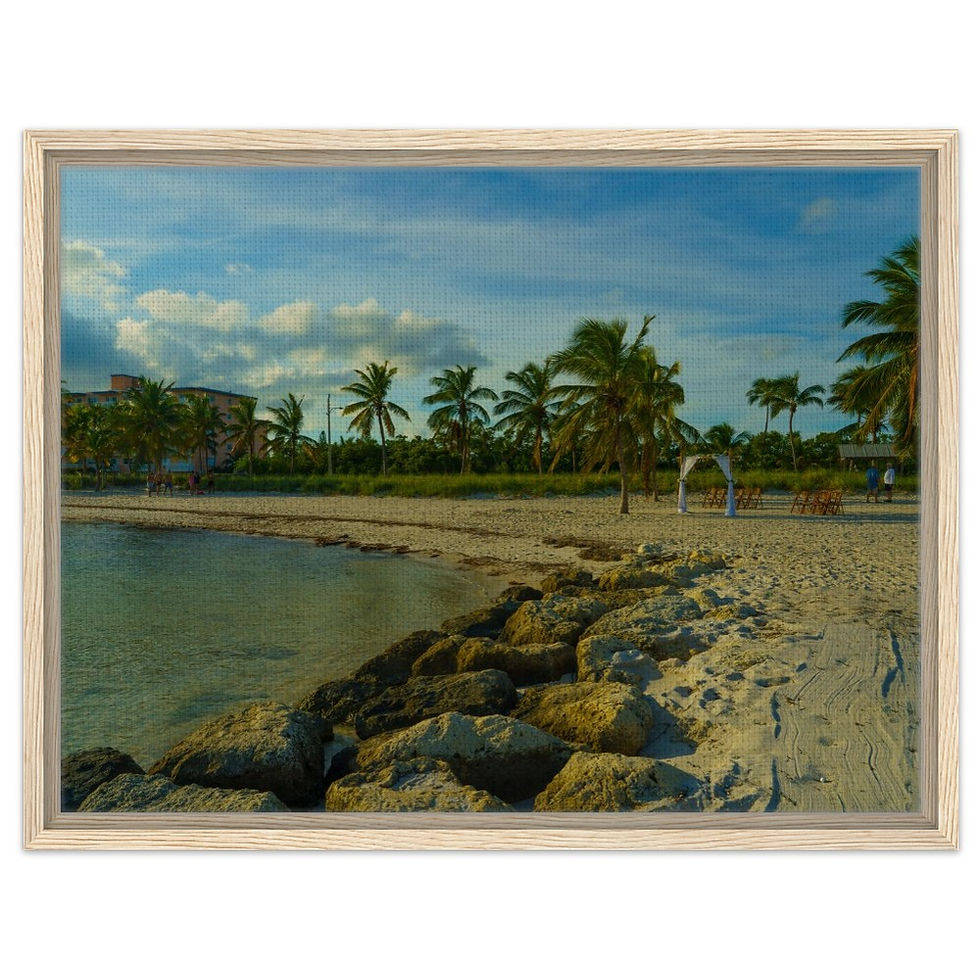 Thumbnail: Key West The Florida Keys Framed Canvas