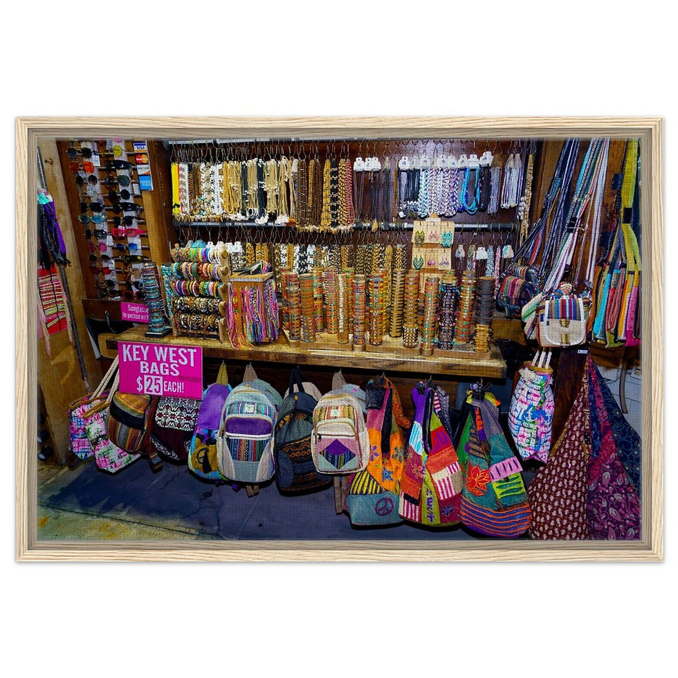 Thumbnail: Key West The Florida Keys Framed Canvas