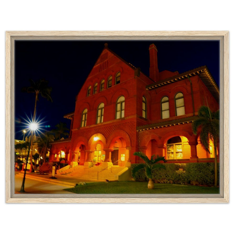 Thumbnail: Key West The Florida Keys Framed Canvas