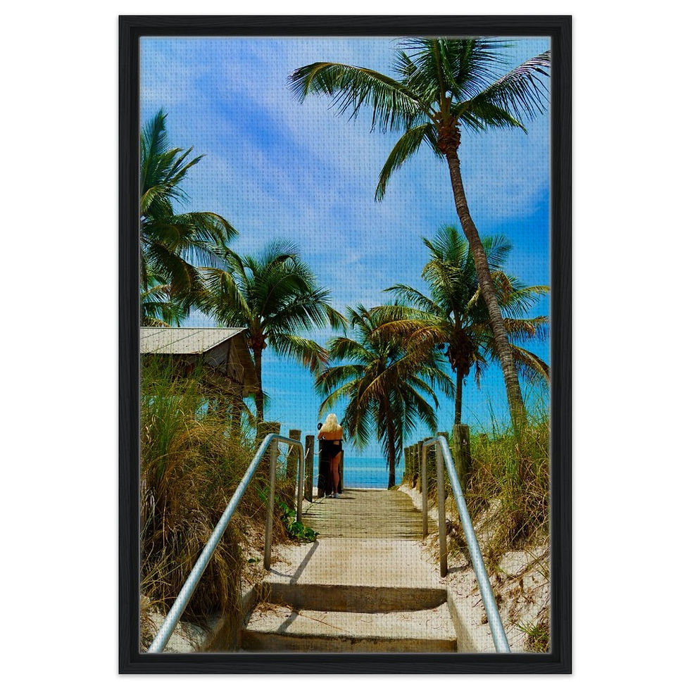 Thumbnail: Key West The Florida Keys Framed Canvas