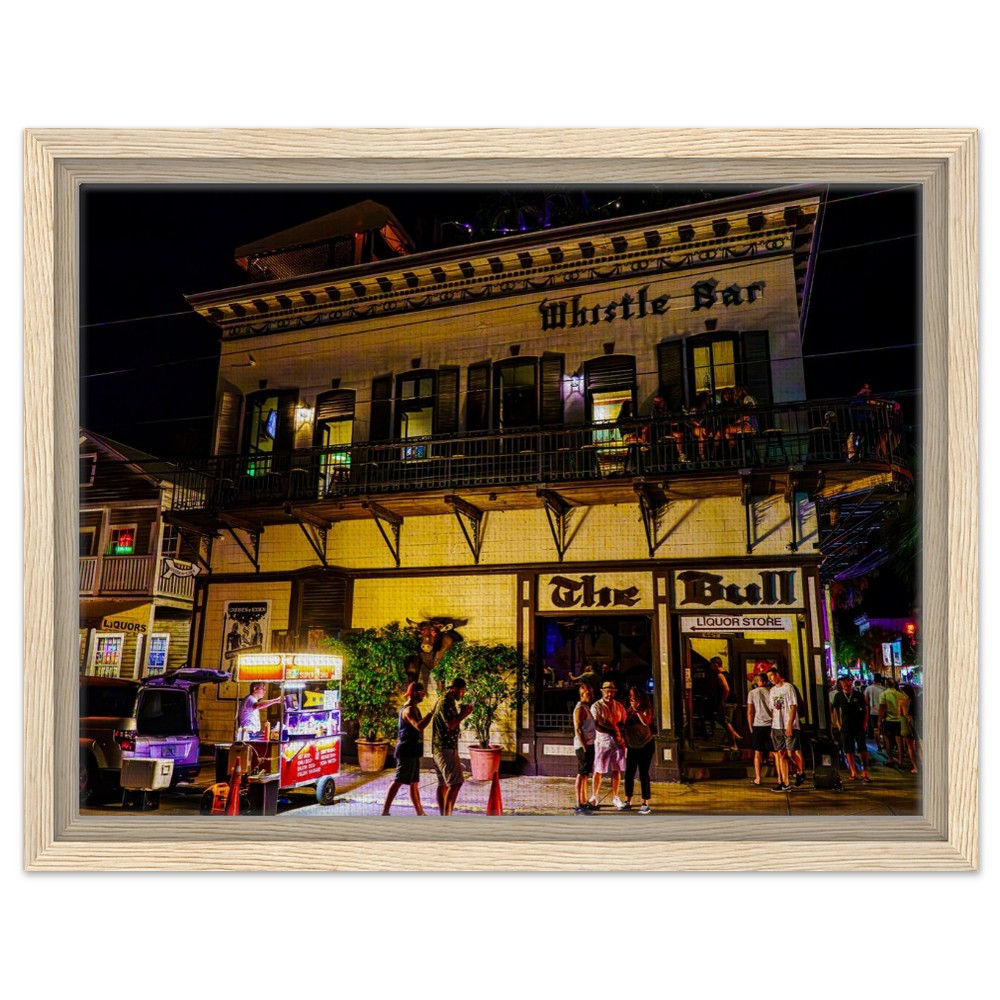 Key West The Florida Keys Framed Canvas