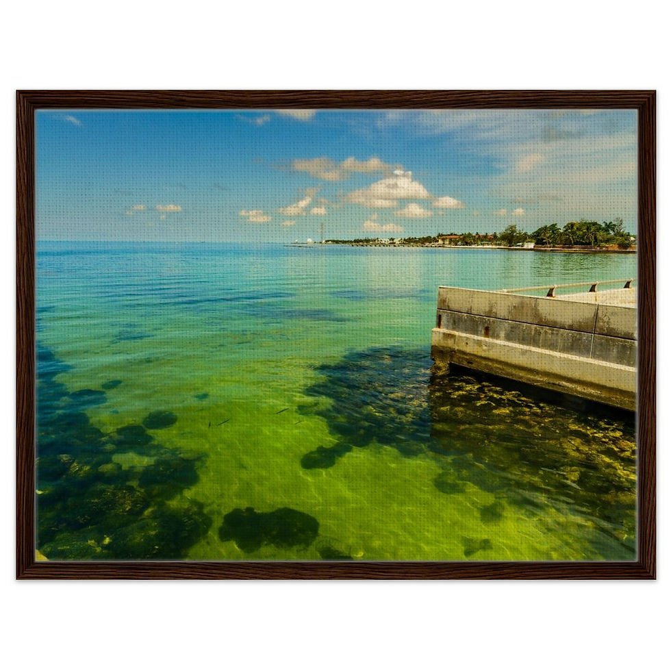 Thumbnail: Key West The Florida Keys Framed Canvas