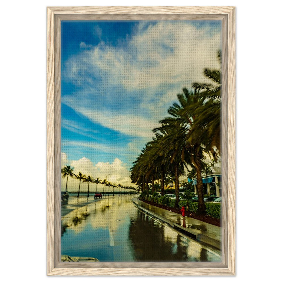 Thumbnail: Key West The Florida Keys Framed Canvas