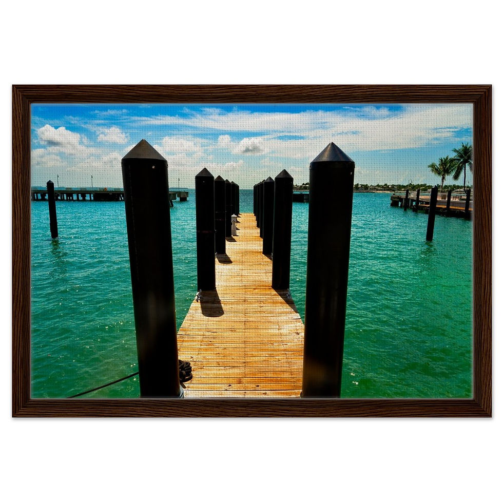 Thumbnail: Key West The Florida Keys Framed Canvas